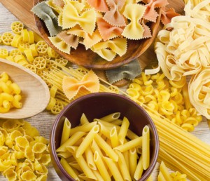 assortment of pasta